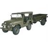 ACE Arwico Collection Edition 005102 Armee-Jeep Willys M38A1 mit Anhänger HO