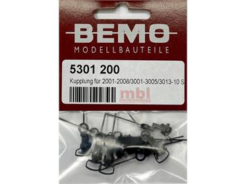 Bemo 5301 200 Kupplung für 2201-2008/3001-3005/3013, 10 Stk. - H0m (1:87)