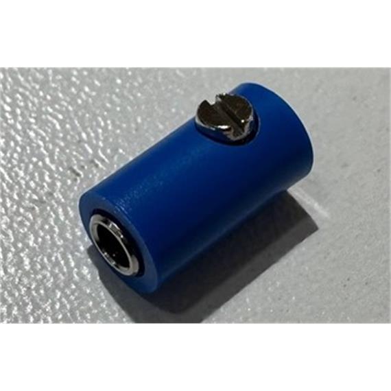 Brawa 3045 Muffen rund 2,5 mm blau (10 Stück)