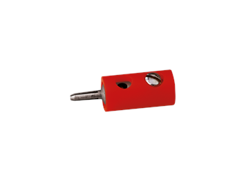 Brawa 3052 Stecker rund 2,5 mm rot, Inhalt: 10 Stück