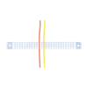 Brawa 3910 Kabelhalter für Litzen oder Drähte 0,14 mm² zum Einklemmen, 10 Stück