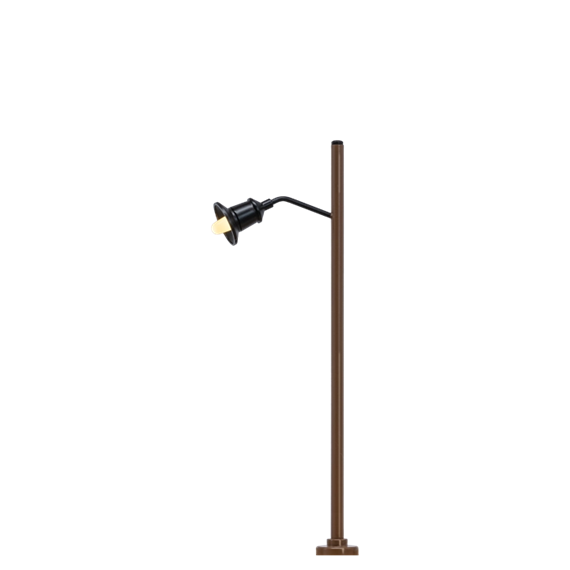 BRAWA 84061 Holzmastleuchte, Stecksockel mit LED - H0 (1:87)