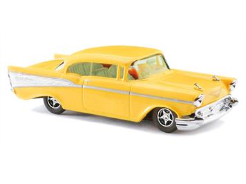 Busch 45026 Chevrolet Bel Air '57, gelb - H0 (1:87)