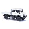 Busch 51081 Mercedes-Benz Unimog U 5023 / Doppelkabine, weiss "Formneuheit" - H0 (1:87)