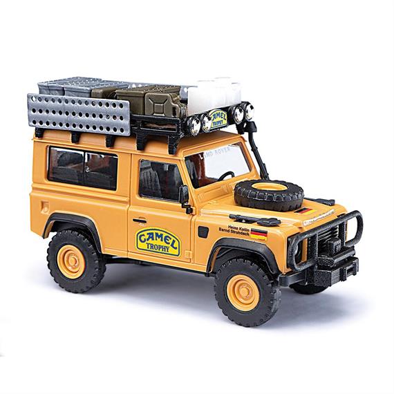 Busch 54311 Land Rover Defender 90, Camel Trophy 85, Team Deutschland - H0 (1:87)