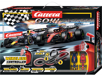 Carrera 20062581 GO! F1 Formula Free Racing Wireless 5.3 m Start-Set - Massstab 1:43