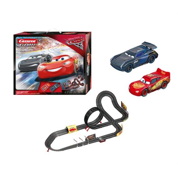 Carrera Go! 62416 Cars 3 "Fast not Last", 6.2 m, mit Lightning McQueen & Jackson Storm