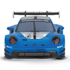 Carrera Hybrid 50051005 Porsche 911 GT3 R "Blue Thunder" - Massstab 1:50 | Bild 2