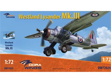 Dora Wings DW72024 Westland Lysander Mk.III, Massstab 1:72