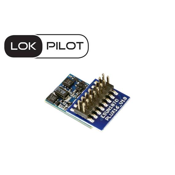 ESU 59824 LokPilot 5 micro DCC, PluX16, Spurweite N, TT