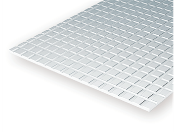 Evergreen 4502 Gehwegplatten, 1 x 150 x 300 mm, Raster 2,1 mm, 1 Stück