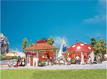 Faller 120135 Kiosk und Pilzkiosk - H0 (1:87)