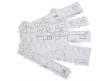 Faller 150300 BASIC Bemalvarianten-Set 1 (5 Stk.)