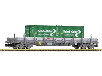 Fleischmann 6660092 SBB Rungenwagen, Bauart Res mit zwei 20'-Containern - N (1:160)