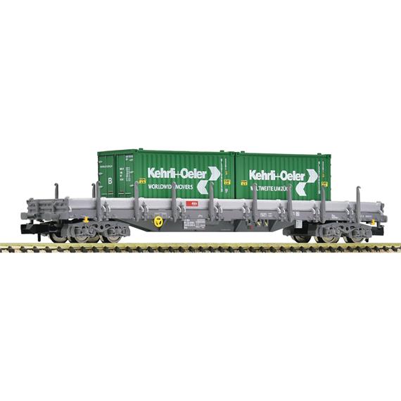 Fleischmann 6660092 SBB Rungenwagen, Bauart Res mit zwei 20'-Containern - N (1:160)