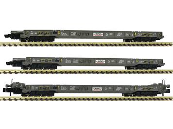 Fleischmann 6660093 SBB 3-tlg. Set: Rollende Autobahn, Hupac - N (1:160)
