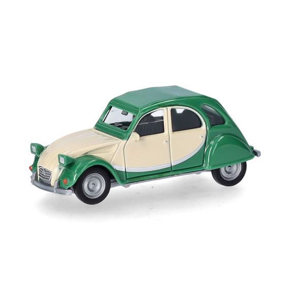 Herpa 020817-007 Citroën 2CV Charleston, grün/beige - H0 (1:87)