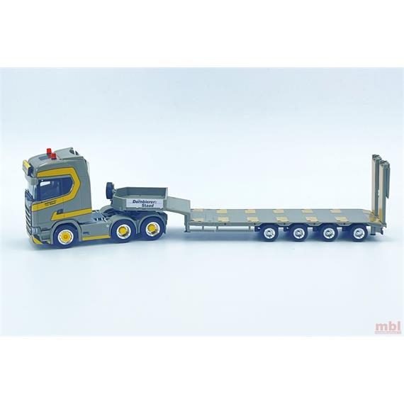 Herpa 955997 Scania CS20 HD Semitiefl ade-Sattelzug Dornbierer (CH) - H0 (1:87)