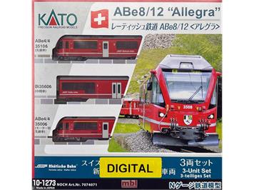 Kato 7074079 (10-1273) RhB Allegra ABe 8/12 #3506 "Anna von Planta", digital - N (1:160)