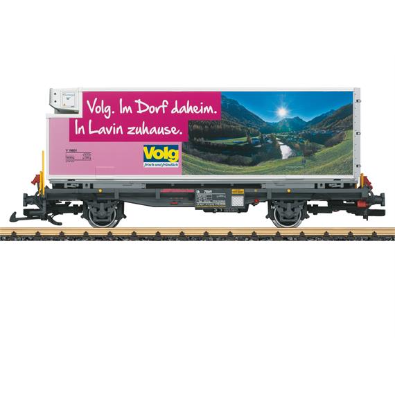 LGB 46896 RhB Containerwagen "Volg - Lavin" - Spur G IIm (1:22,5)