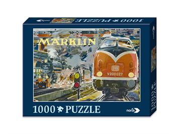 Märklin 15964 Nostalgie Puzzle Bahnhof 1000teilig