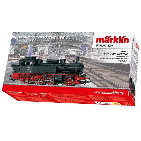 Märklin 36740 Start up - Tenderlokomotive Baureihe 74, AC 3L, digital mfx/MM - H0 (1:87)