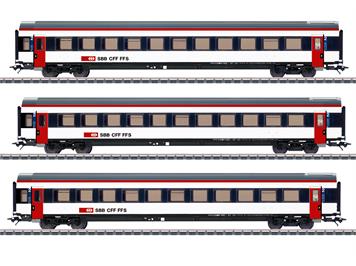 Märklin 42153 SBB Schnellzugwagen-Set EW IV B, 3-teilig