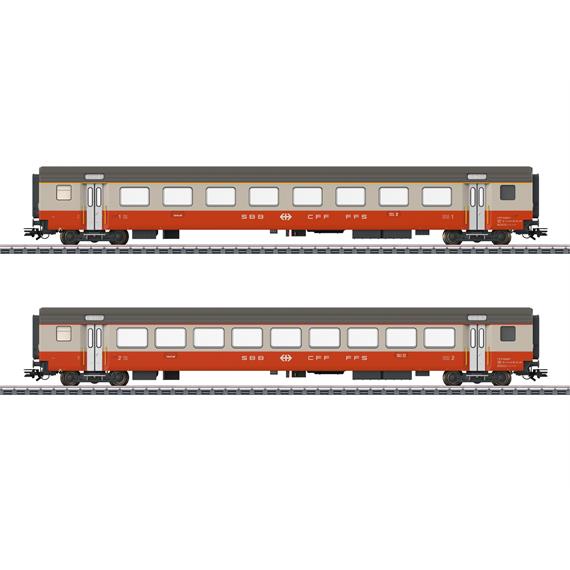 Märklin 42191 SBB 2er Personenwagen-Set Swiss Express, AC 3L - H0 (1:87)