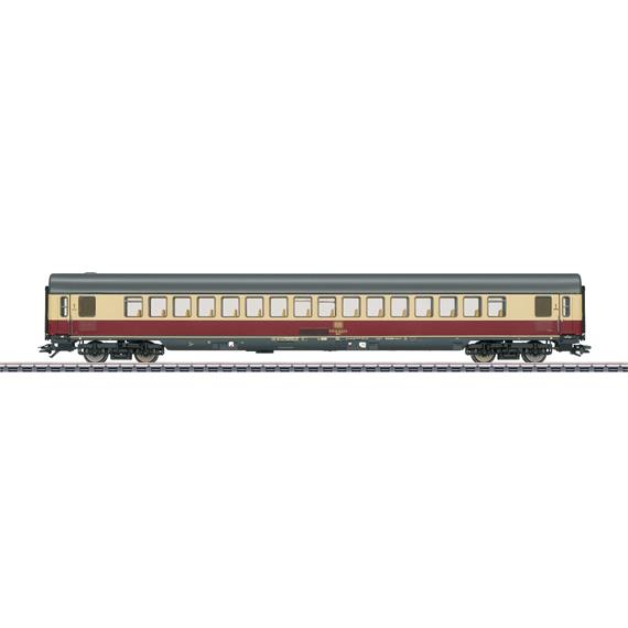 Märklin 43861 Schnellzugwagen Apmz 121 1. Klasse purpurrot/beig der DB - H0 (1:87)