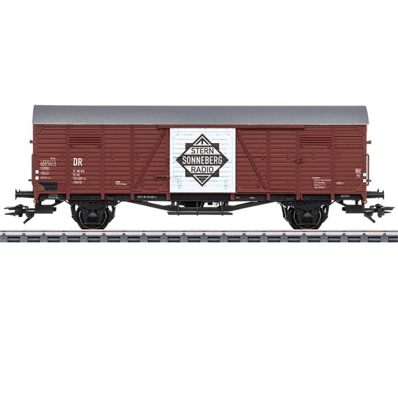 Märklin 46152 Gedeckter Güterwagen Gbkl mit Werbeaufschrift Stern-Radio Sonneberg - H0