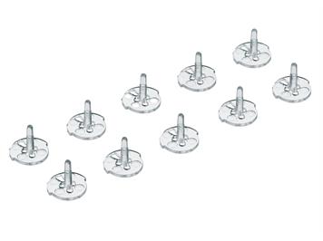 Märklin E203871 Lichtkörper für C-Gleis Weichenlaterne (Drehteller), 10 Stück - H0