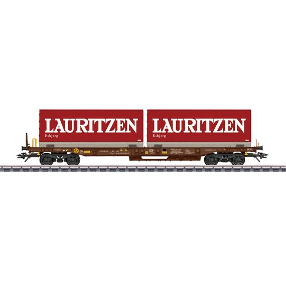 Märklin Taschenwagen Bauart Sdgms der AAE Cargo AG, Lauritzen - Art.Nr. 47439  H0 1:87