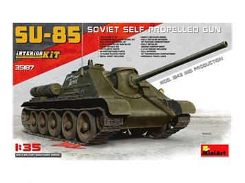 MiniArt 35187 SU-85 Mod.1943 Mit. Prod. Interieur - Massstab 1:35