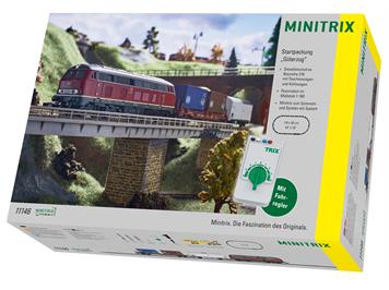 Minitrix 11146 Startpackung Güterzug der Deutschen Bundesbahn (DB) - N (1:160)