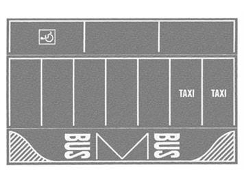 Noch 60720 Parkplatz, grau - H0 (1:87)