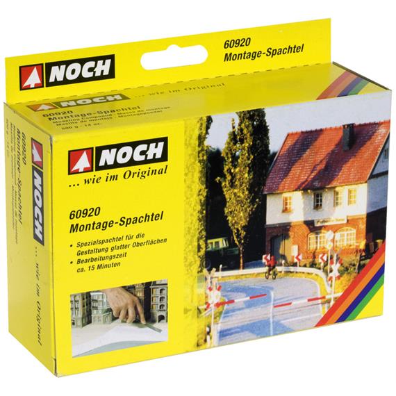 NOCH 60920 Montage-Spachtel, weiss, glatt, 500 g