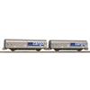 PIKO 28309 CH-SBBC 2 Schiebewandwagen Hbbillnss 391-4 und 976-2 railCare, Ep VI - H0 1:87