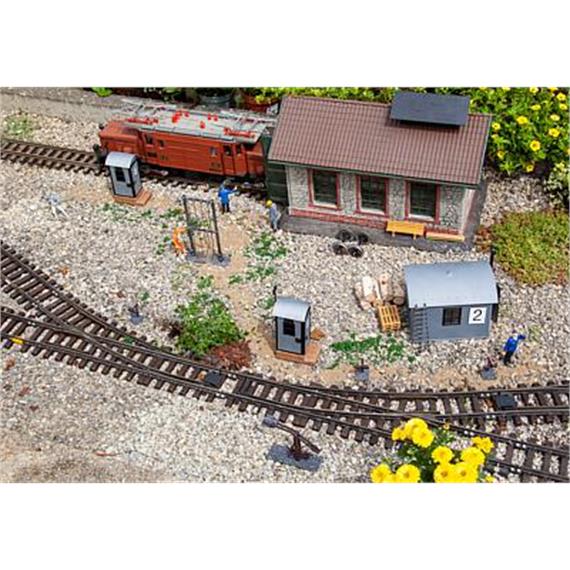 POLA 331746 Bahnbetriebsausstattungs-Set, Spur G IIm (1:22,5)