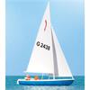 Preiser 10679 Segler mit Segelboot (3) - H0 (1:87)