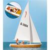 Preiser 10681 Segler mit Segelboot (4) - H0 (1:87)