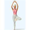 Preiser 45523 Junge Frau beim Yoga, Spur G 1:22,5