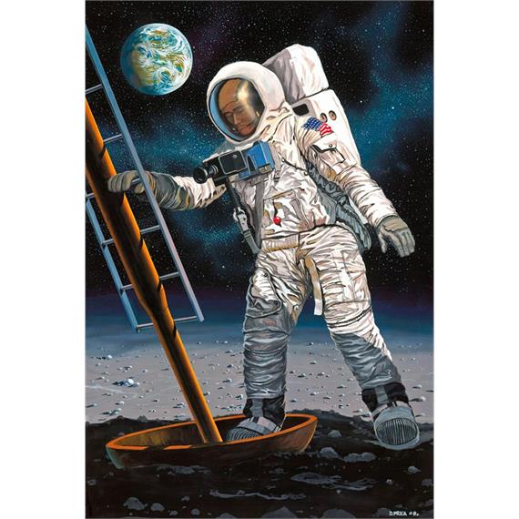 Revell 03702 Apollo 11 Astronaut on the Moon (50Y. Moon Landing) 1:8