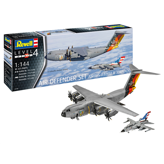 Revell 03789 Air Defender Set (Airbus A400M - Tornado) - Massstab 1:144