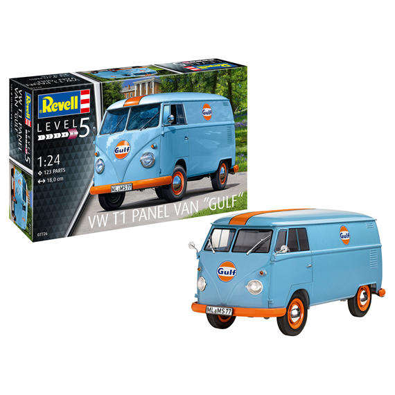 Revell 07726 VW T1 panel van (Gulf Decoration) - Massstab 1:24