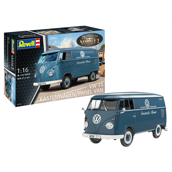 Revell 07742 VW T1 Panel Van - 75 Years of the VW T1 - Massstab 1:16