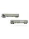 Rivarossi HR6650 SBB 2-teiliges Set 4-achsiger Schiebewandwagen Habils mit Flicken, Ep. V