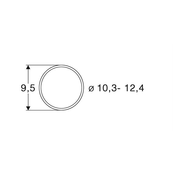 Roco 40074 Haftringsatz AC 10.3 - 12.4mm, Inhalt 10 Stück - H0 (1:87)