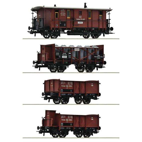 Roco 6600073 4-tlg. Set: Güterzug, K.P.E.V. - H0 (1:87)