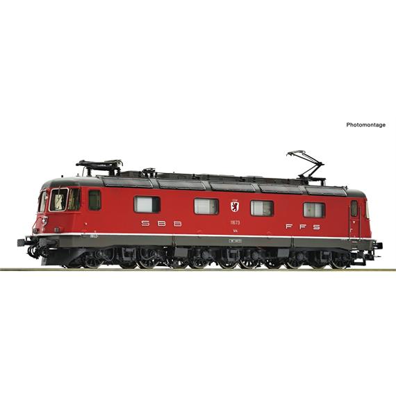 Roco 7500105 SBB E-Lok Re 6/6 11673 rot „Cham“, DC 2L, analog - H0 (1:87)