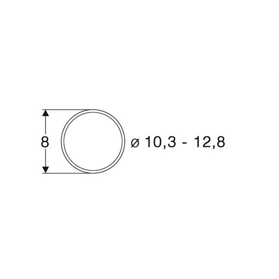 Roco 85602 Haftreifen für Gleichstrom-Lokomotiven von 10,3–12,8 mm - H0 (1:87)